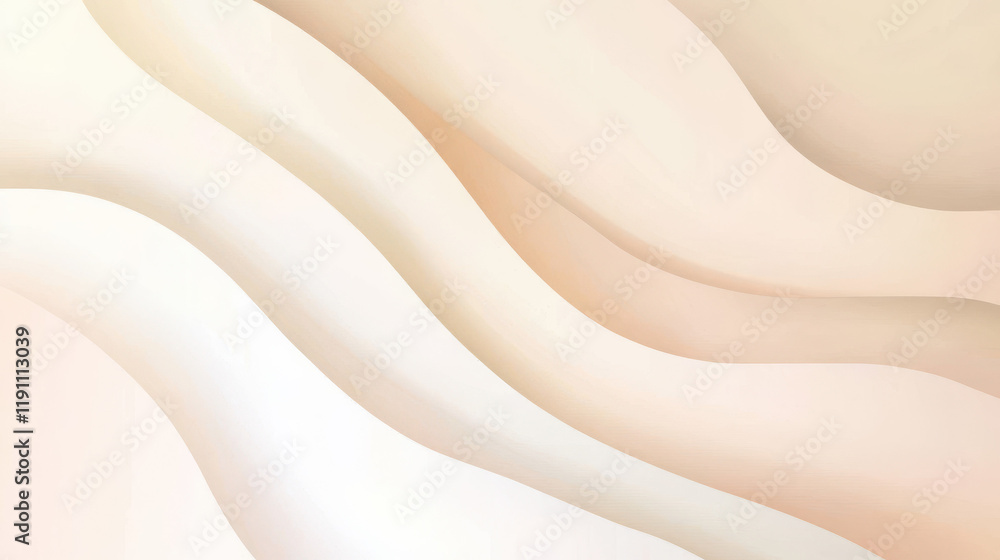 Elegant abstract waves in soft beige and cream hues. Elegant abstract waves in soft beige and cream hues.