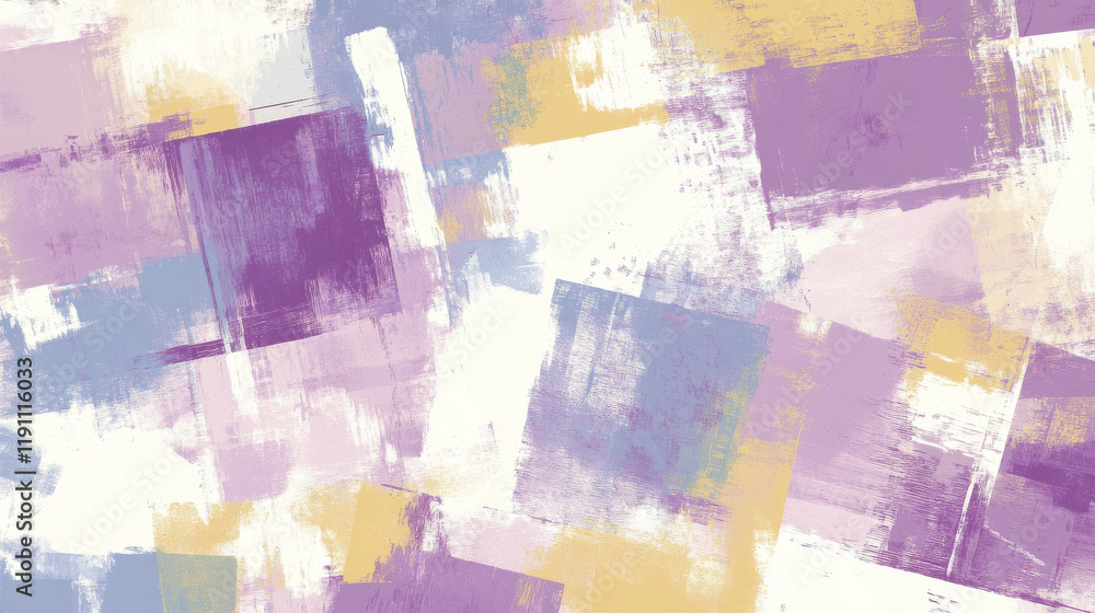 Obraz premium Vibrant abstract background in pastel shades of purple and yellow.