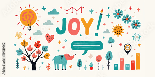 Inspiration people group with ideas. Insight and creative solution. Vector illustration