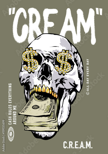 calavera millonaria dinero 
