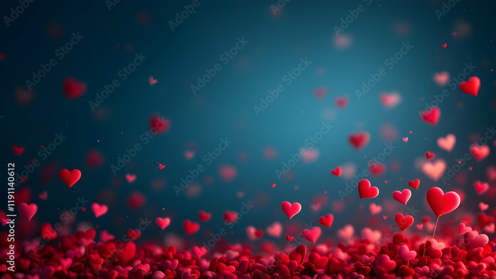 Obraz premium Valentines background copy space area