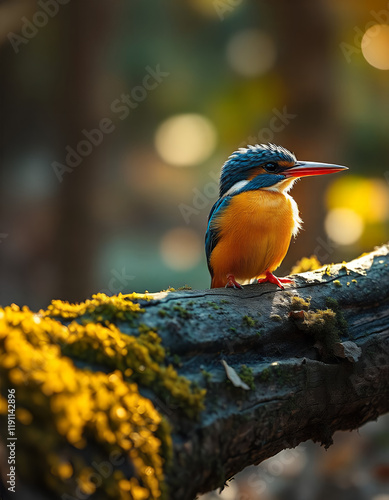 yellow billed kingfisher photo