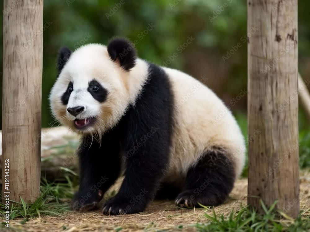 panda in the wild panda in the wild