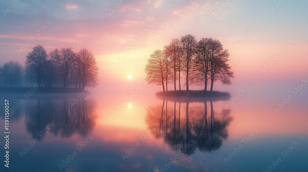 Naklejka premium spring, sunrise, sunset, twilight, sky, clouds, natural scenery,landscapes