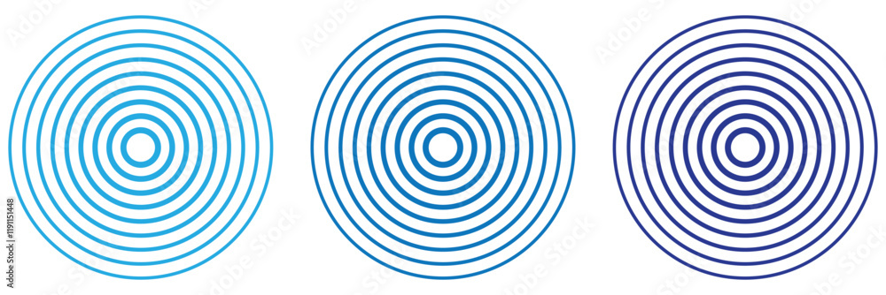 Concentric circles with broken lines isolated on white background. Vortex, sonar wave, soundwave, sunburst, signal signs. Concentric circles with broken lines isolated on white background. Vortex, sonar wave, soundwave, sunburst, signal signs.