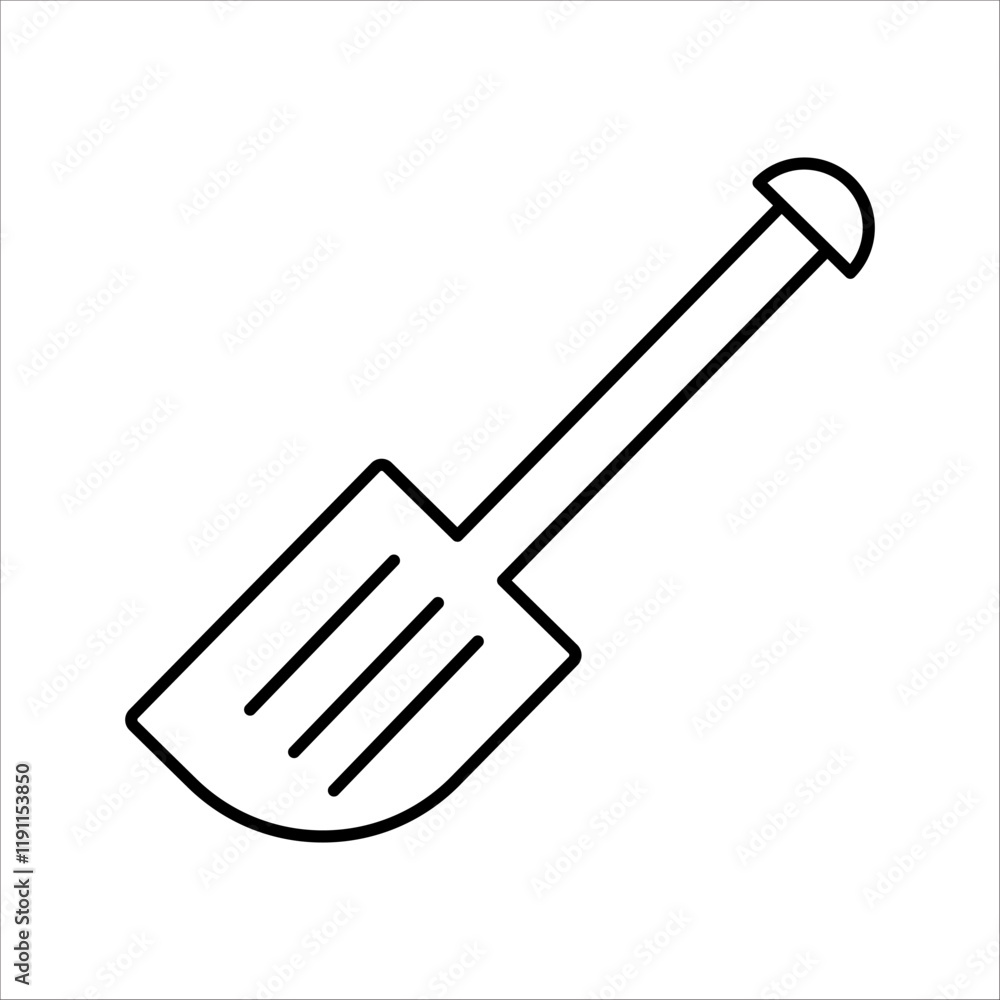 Spatula icon isolated on white background. Spatula icon isolated on white background.
