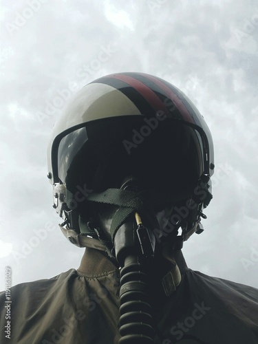  jet fighter pilot portrait