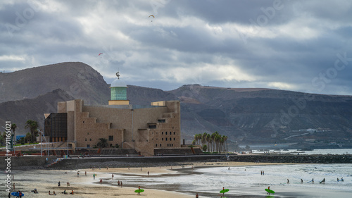 Alfredo Kraus Auditorium in Las Palmas de Gran Canaria, Canary Islands, Spain.