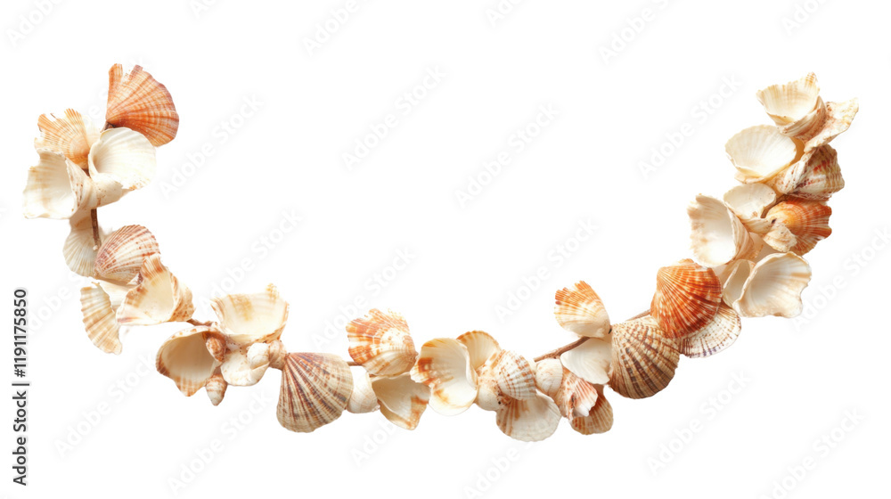 Obraz premium Sea shell transparent background