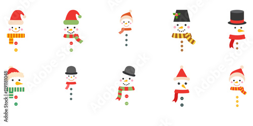 Cute Winter Snowman