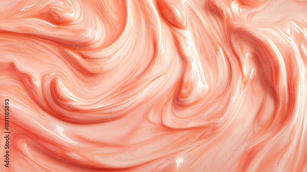 Swirling Peach Cream Abstract Texture Background Swirling Peach Cream Abstract Texture Background