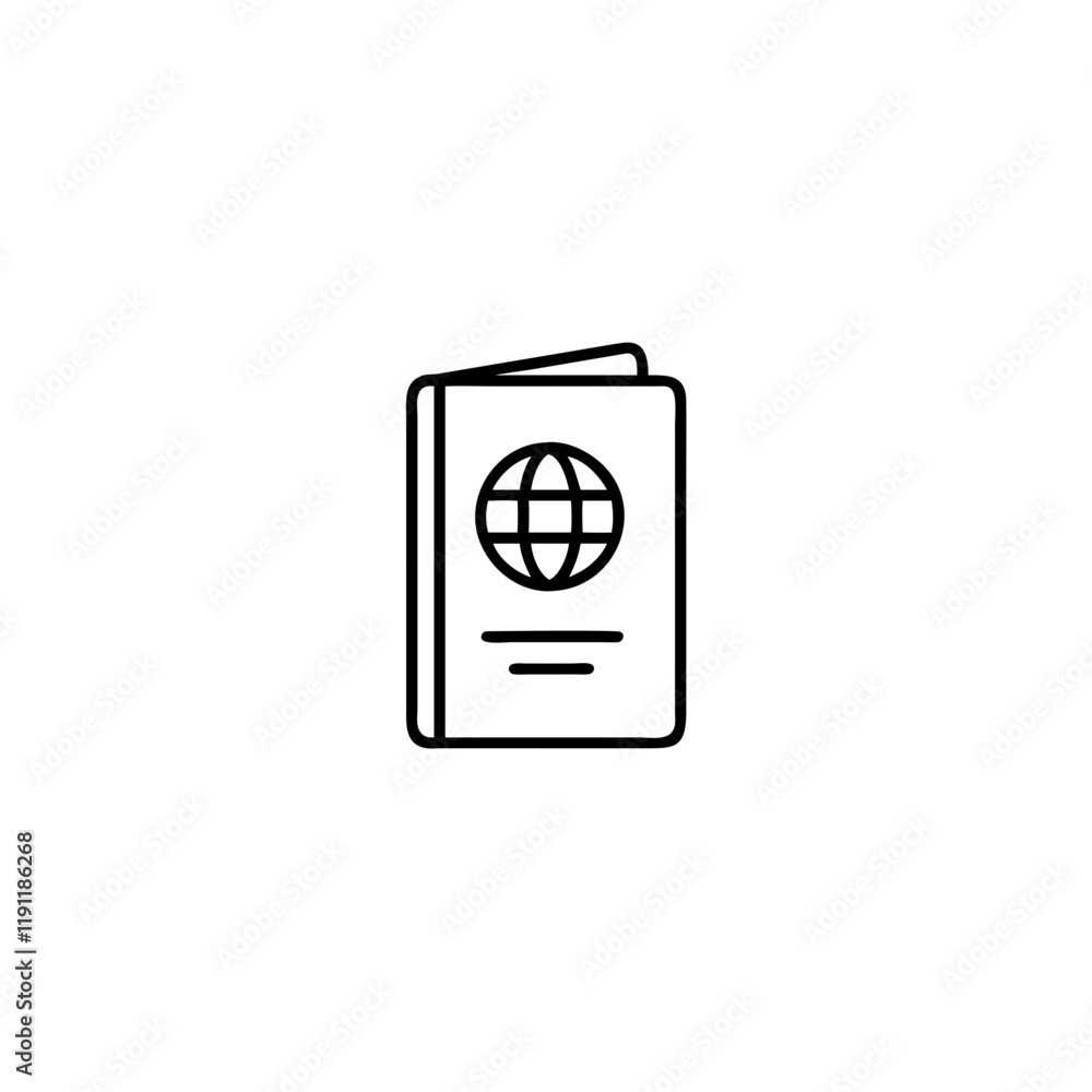 passport icon on transparent background
passport icon on transparent background