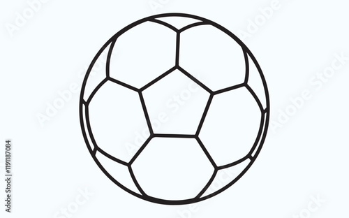 football line art silhouette icon