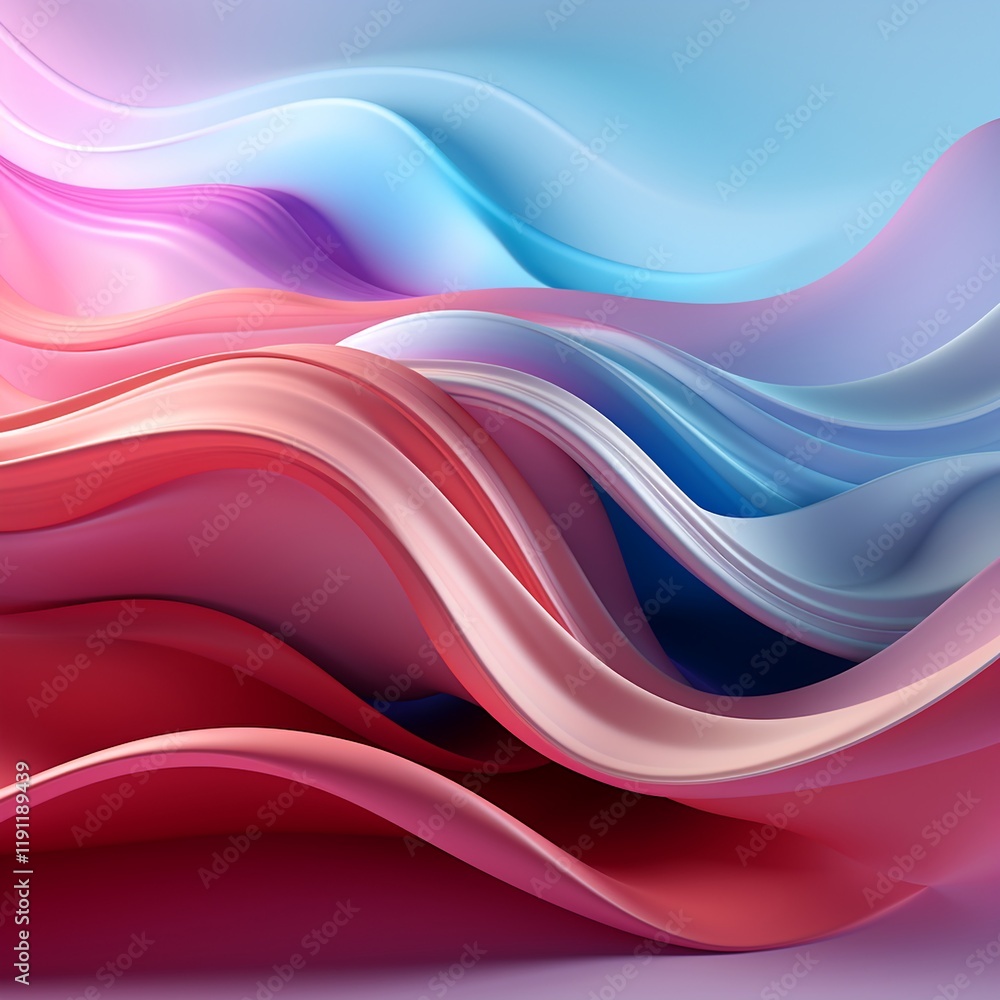 Fototapeta premium Colorful Abstract Waves