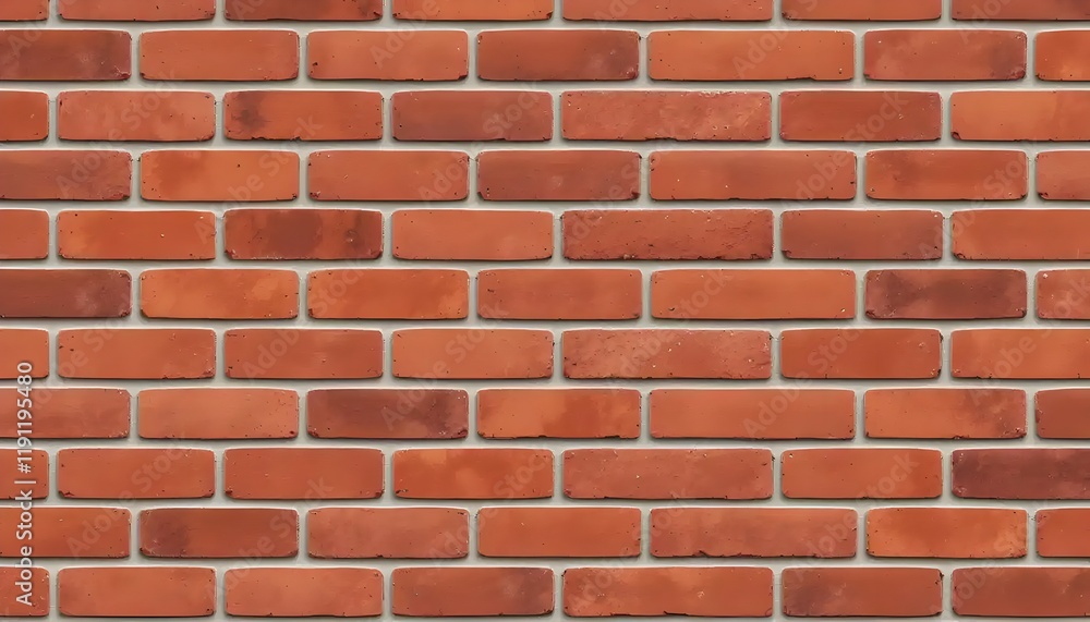 Obraz premium Textured red brick wall background seamless pattern design for construction and architecture applications