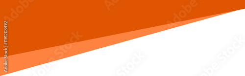 Bild auf Leinwand Abstract curved border shape for header design