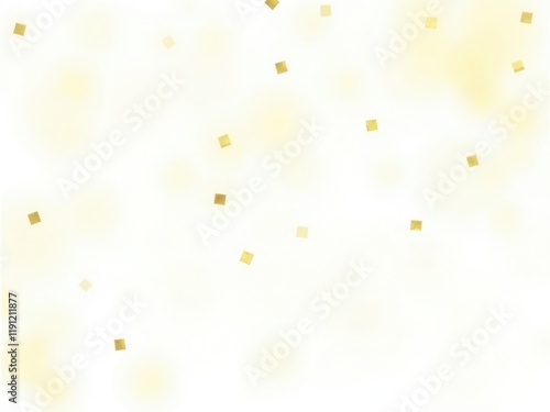 Golden Confetti Falling, Festive Background