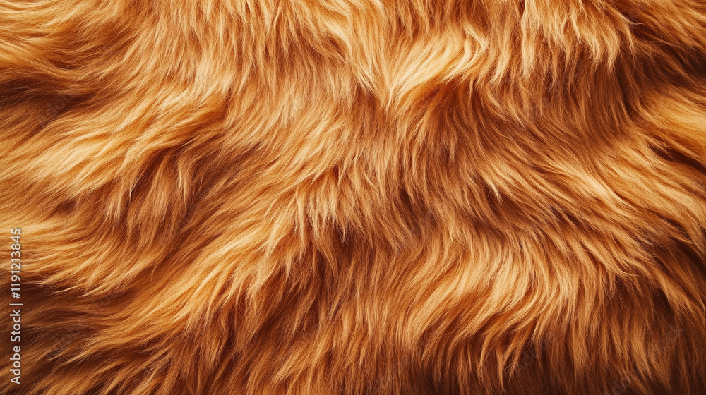 Fototapeta premium Beige brown Fur Texture Background