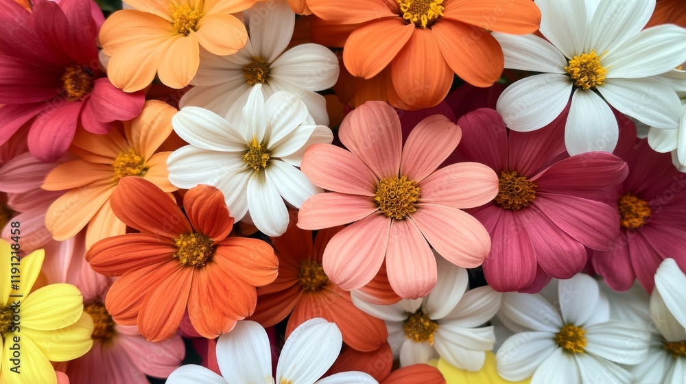Fototapeta premium A Stunning Array of Colorful Flowers