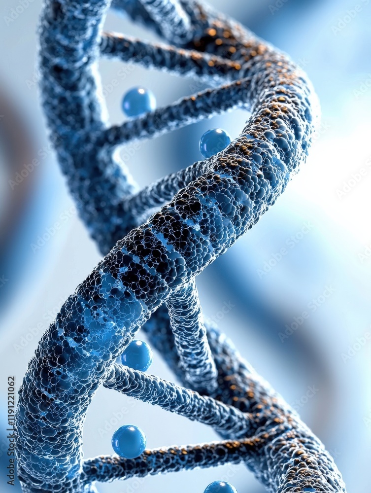 Microscopic DNA: Cellular Structure Visualization Microscopic DNA: Cellular Structure Visualization