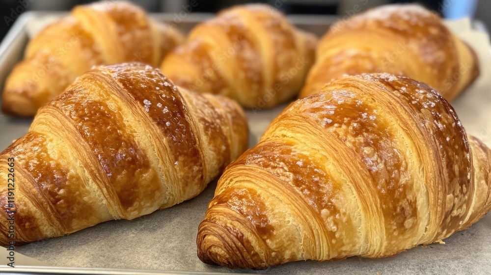 Freshly baked croissants served with a smile in a warm bakery, capturing the essence of community and deliciousness. Freshly baked croissants served with a smile in a warm bakery, capturing the essence of community and deliciousness.