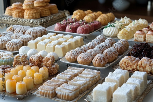 A Table Spread With Sweets ...