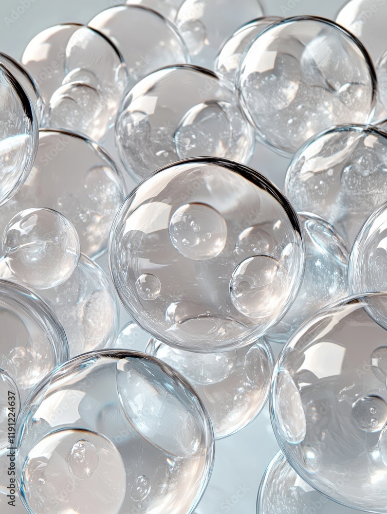 Close-up of Translucent Spheres Close-up of Translucent Spheres