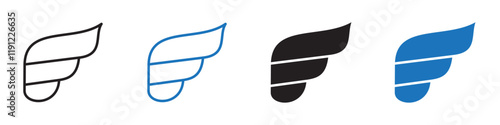 Fenix icon Flat line symbol