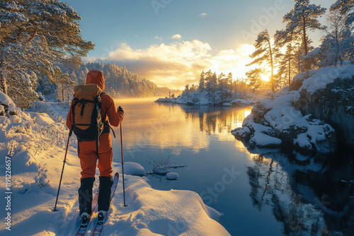 Cross Country Skiing In Sweden