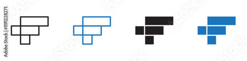 Ftx pro icon Flat line symbol