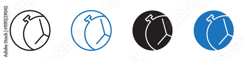 Hiit icon Flat line symbol