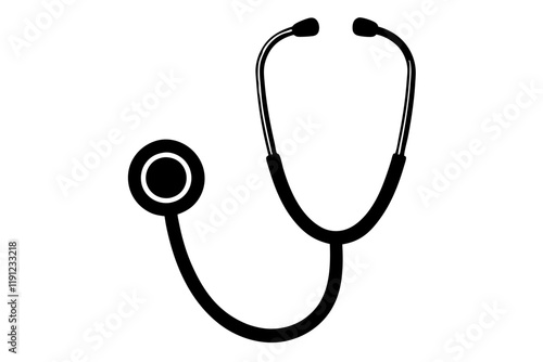 stethoscope isolated on white background