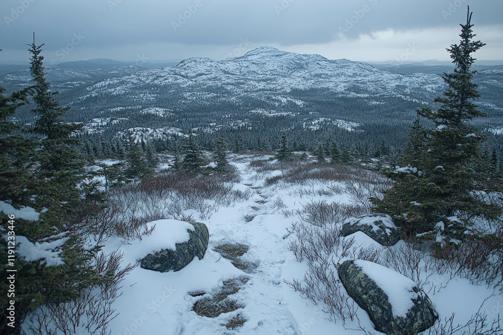 Scandinavian Landscape In Winter Scandinavian Landscape In Winter