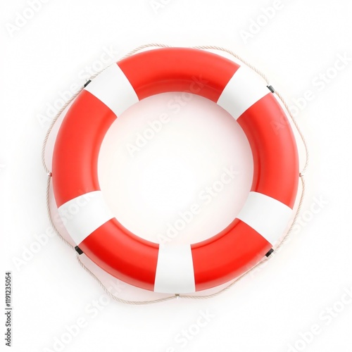 Wallpaper Mural Red and White Lifebuoy, Safety at Sea, Maritime Equipment, Emergency Floatation Device Torontodigital.ca