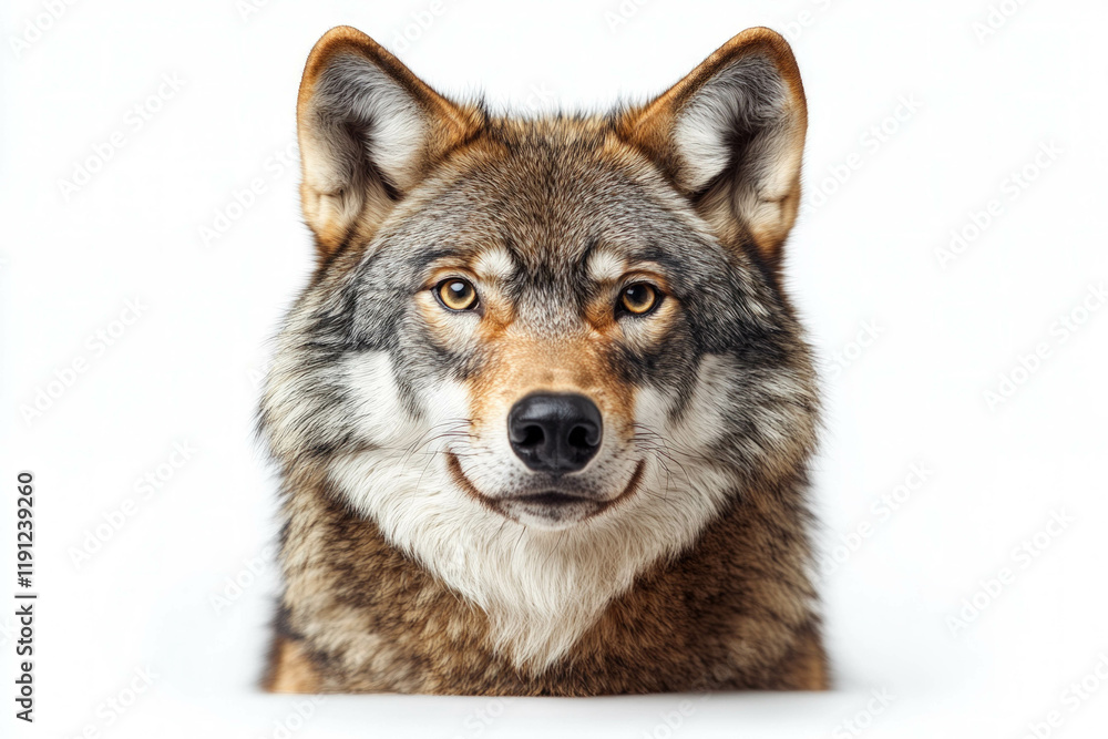 Obraz premium Wolf Isolated