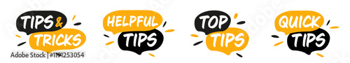 Tips & tricks, Helpful tips, Top tips and Quick tips