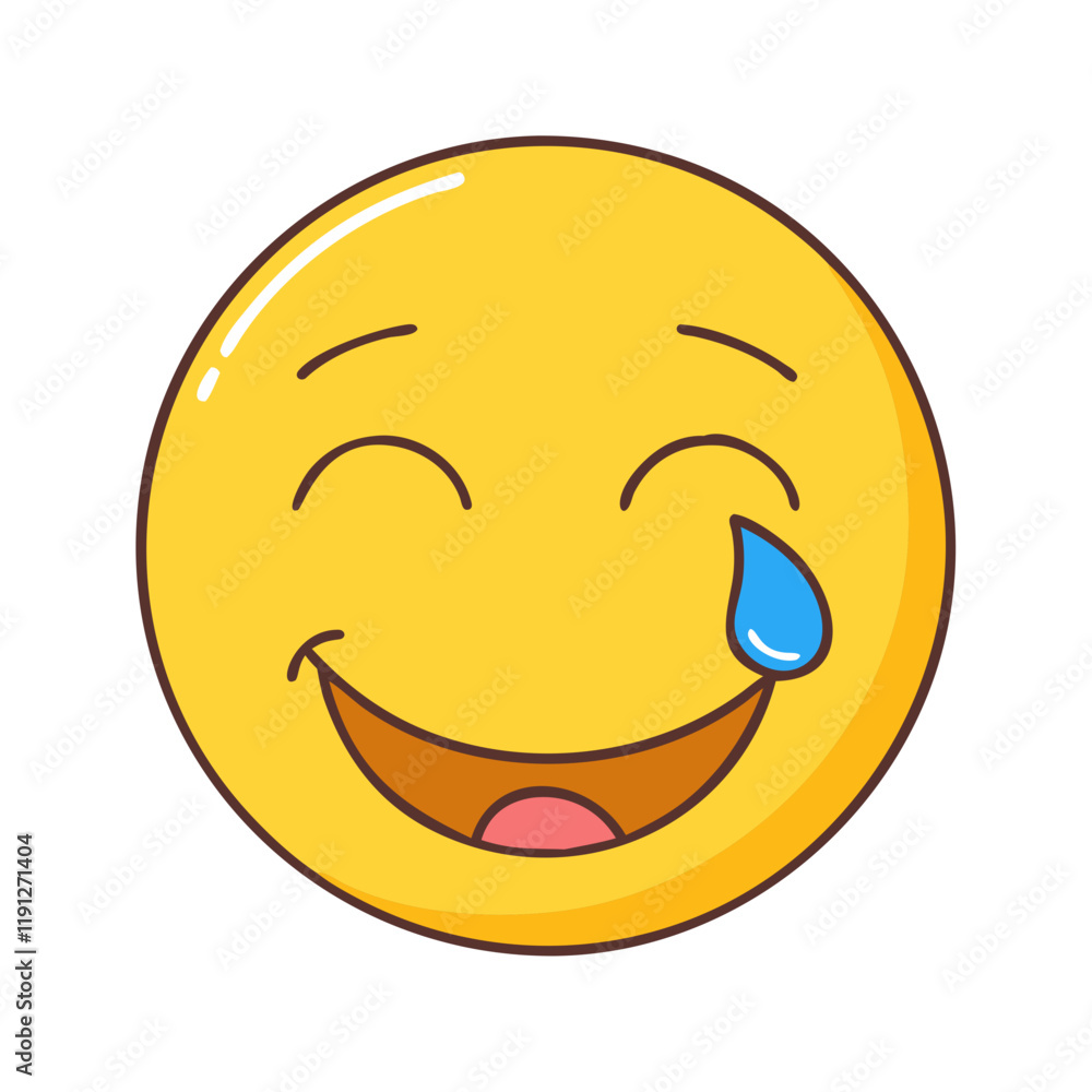 smiling face with a tear emotional balance icon, smiling face with a tear emotional balance vector smiling face with a tear emotional balance icon, smiling face with a tear emotional balance vector