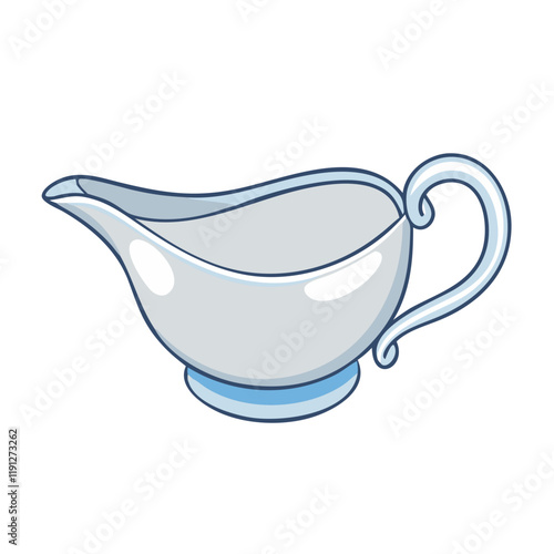 gravy boat vector icon, gravy boat vector illustration - simple illustration of gravy boat, perfect for logos and iconsgravy boat