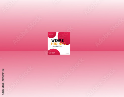 Set of modem hiring design  print templates, personal visiting card with company logo, vector illustration,Stationery design, post card design ,Flyer Design design ,double sided hiring design
