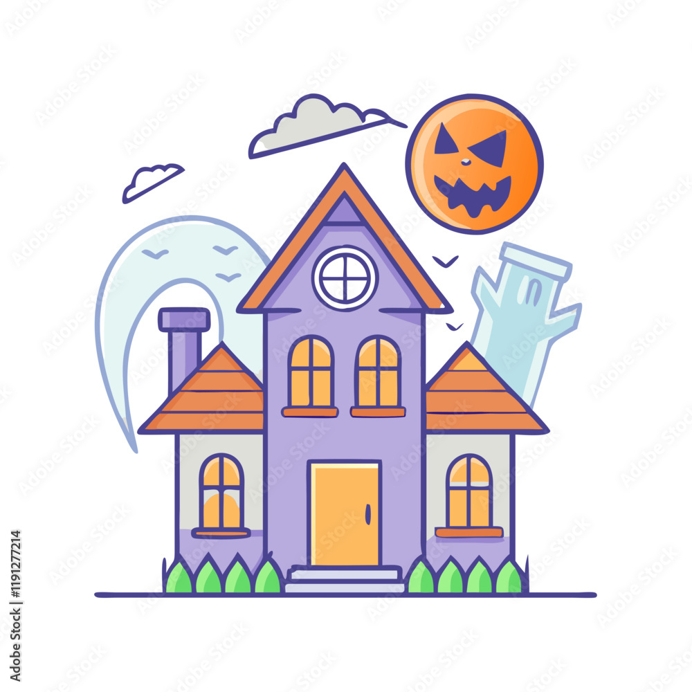 haunted house vector icon, haunted house vector illustration - simple illustration of haunted house, perfect for logos and icons haunted house haunted house vector icon, haunted house vector illustration - simple illustration of haunted house, perfect for logos and icons haunted house