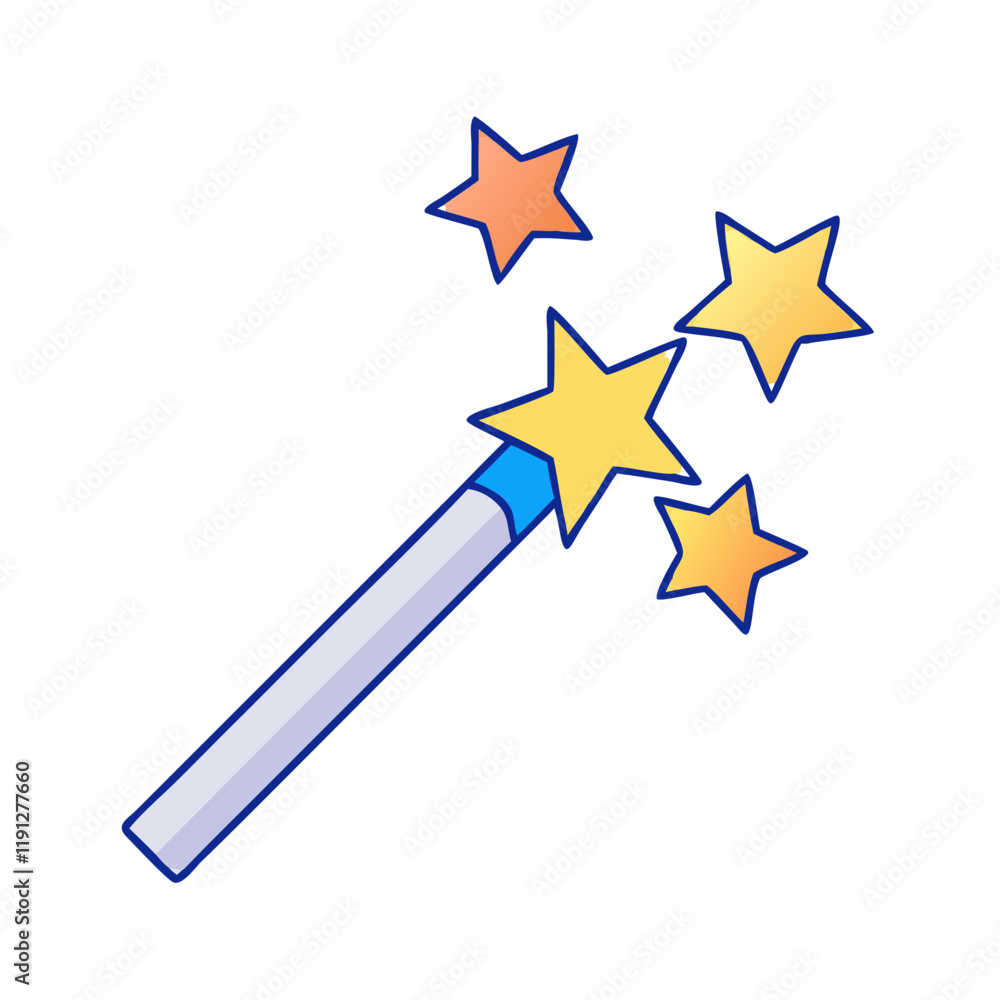 magic wand vector icon, magic wand vector illustration - simple illustration of magic wand, perfect for logos and icons magic wand magic wand vector icon, magic wand vector illustration - simple illustration of magic wand, perfect for logos and icons magic wand