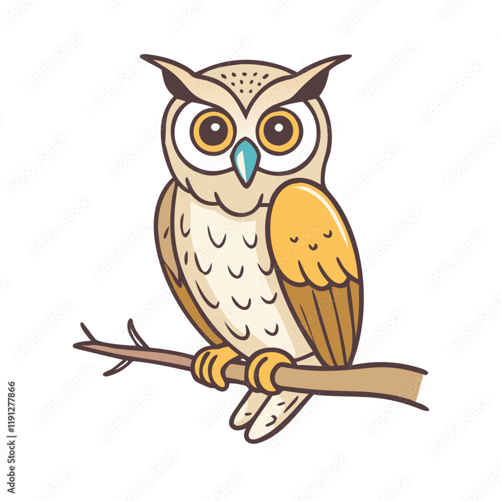 owl on a branch vector icon, owl on a branch vector illustration - simple illustration of owl on a branch, perfect for logos and icons owl on a branch owl on a branch vector icon, owl on a branch vector illustration - simple illustration of owl on a branch, perfect for logos and icons owl on a branch