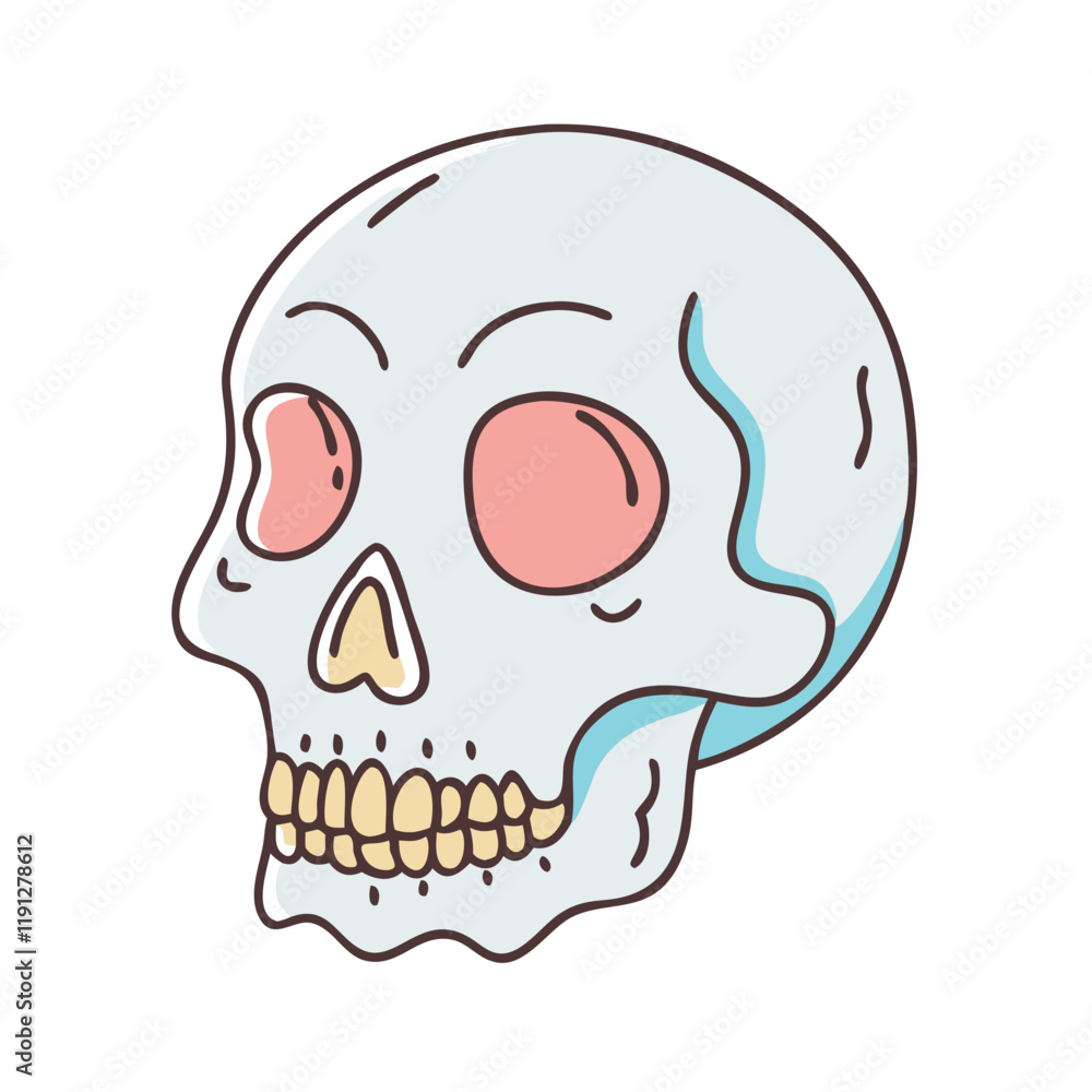 skull vector icon, skull vector illustration - simple illustration of skull, perfect for logos and icons skull skull vector icon, skull vector illustration - simple illustration of skull, perfect for logos and icons skull