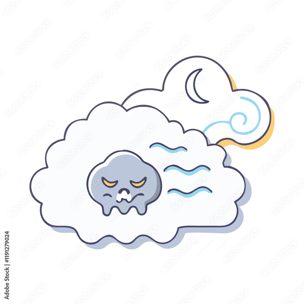 spooky fog vector icon, spooky fog vector illustration - simple illustration of spooky fog, perfect for logos and icons spooky fog spooky fog vector icon, spooky fog vector illustration - simple illustration of spooky fog, perfect for logos and icons spooky fog
