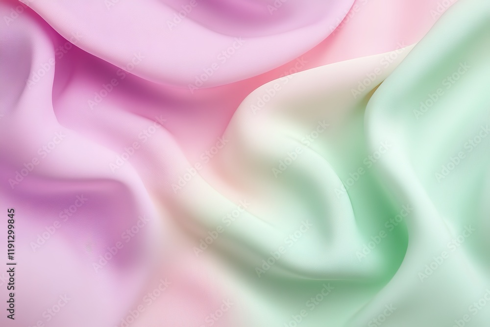 Obraz premium Soft pastel fabric, draped and flowing.