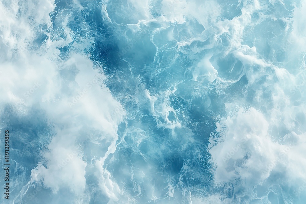 Ocean waves, foam and water texture Ocean waves, foam and water texture