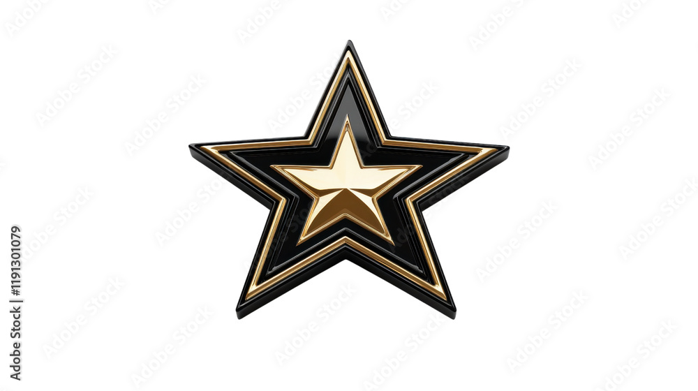 Obraz premium Star for review transparent background