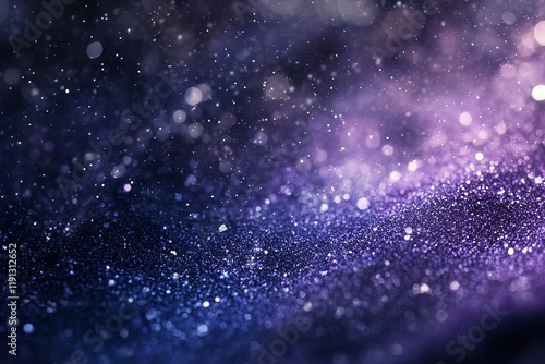 Sparkling glitter background, purple and blue hues photo