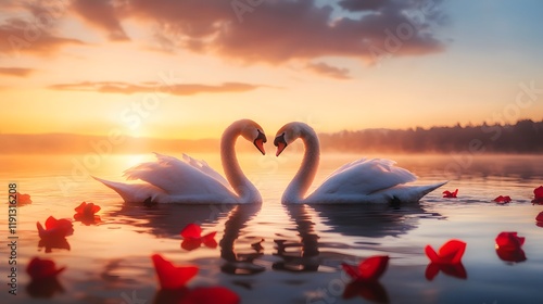 Fototapeta Naklejka Na Ścianę i Meble -  Valentine's Day Card Background