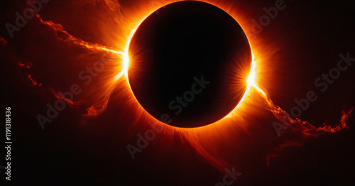 Obraz na płótnie Solar Eclipse Elements of this image w salonie